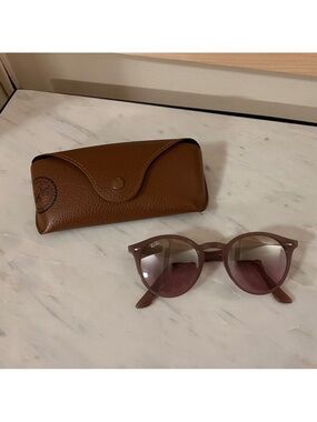 Ray ban pink mirrored sunglasses
